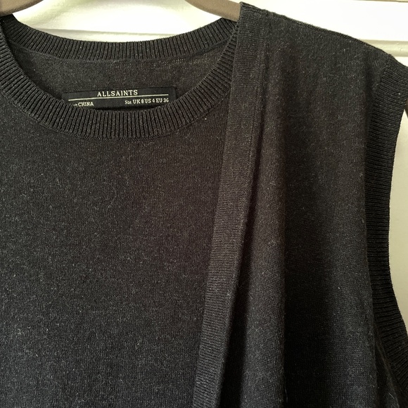 All Saints Lapse Vest Sweater Tank - Picture 7 of 9
